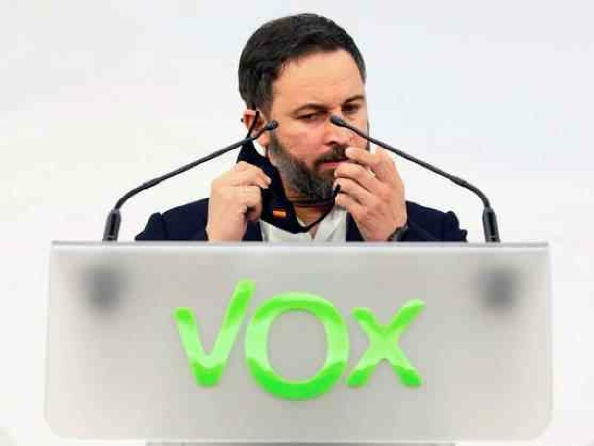 Vox convoca una manifestación el 6-D contra el gobierno "traidor" de Sánchez