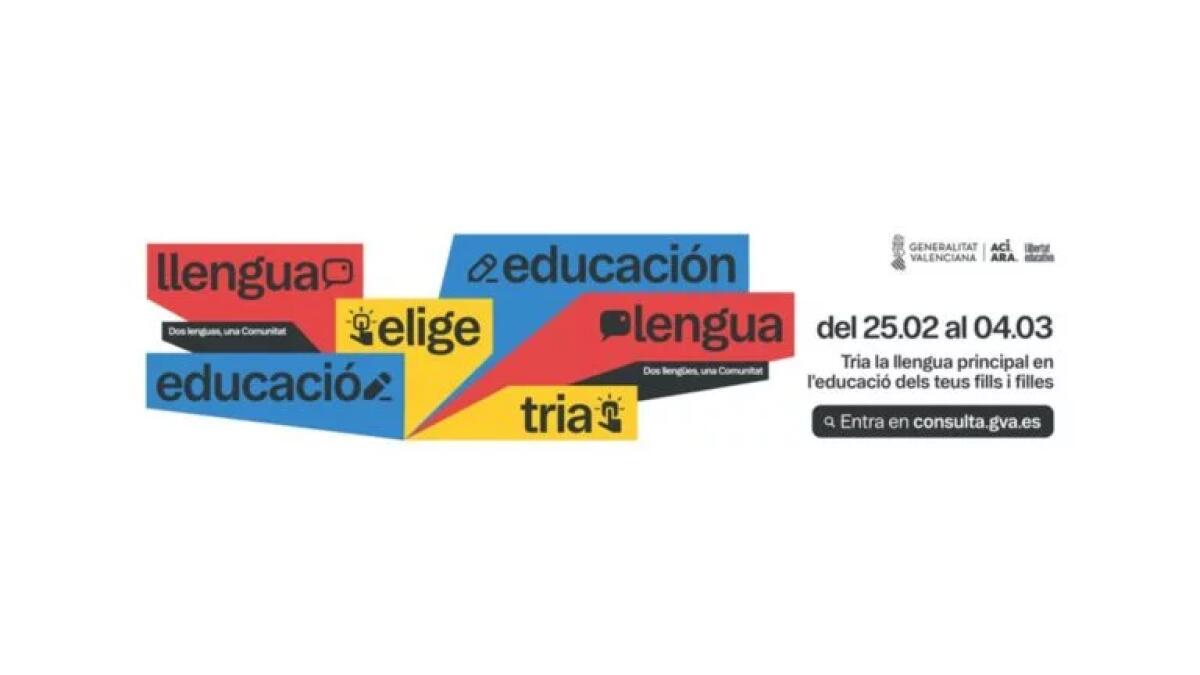 El Partido Popular de la Comunidad Valenciana le entrega a Compromís la lengua de los niños hispanohablantes.