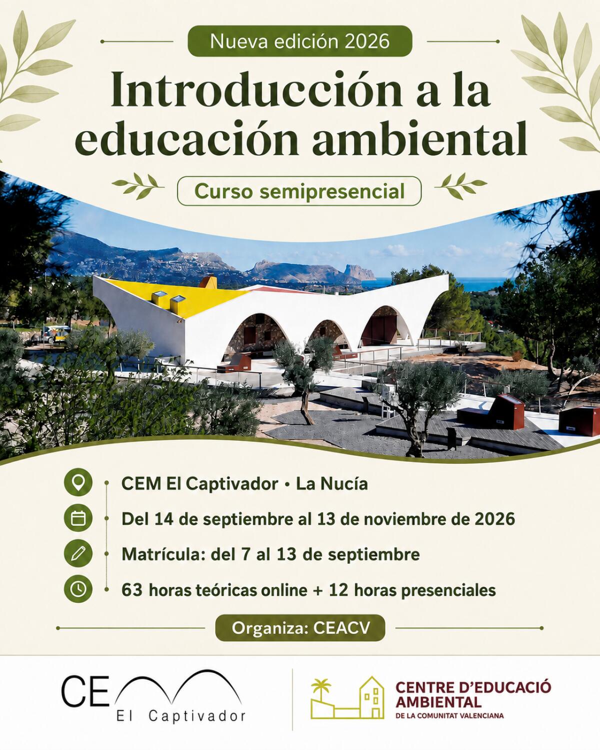 El CEM abre inscripciones para curso &ldquo;Introducci&oacute;n a la educaci&oacute;n ambiental&rdquo;