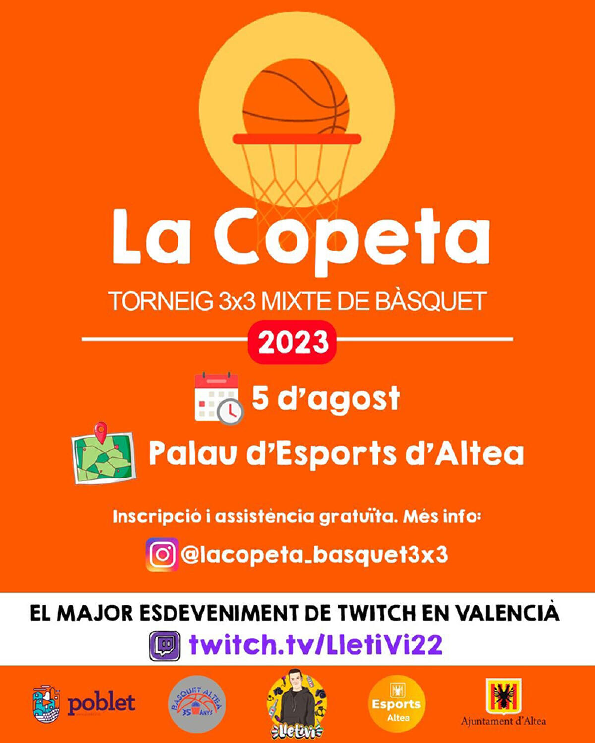 Deportes presenta la II Copeta de Básquet