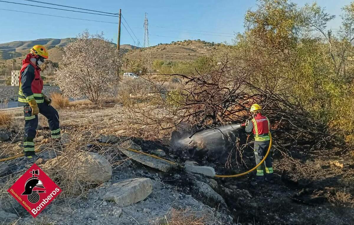 INCENDIO EN VILLAJOYOSA