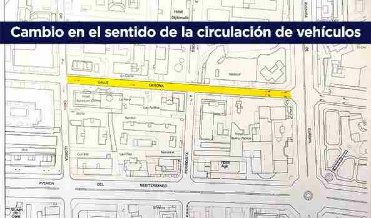 Benidorm reabre la calle Orts Llorca tras las obras de remodelaci&oacute;n y cambia la circulaci&oacute;n en un tramo de Gerona
