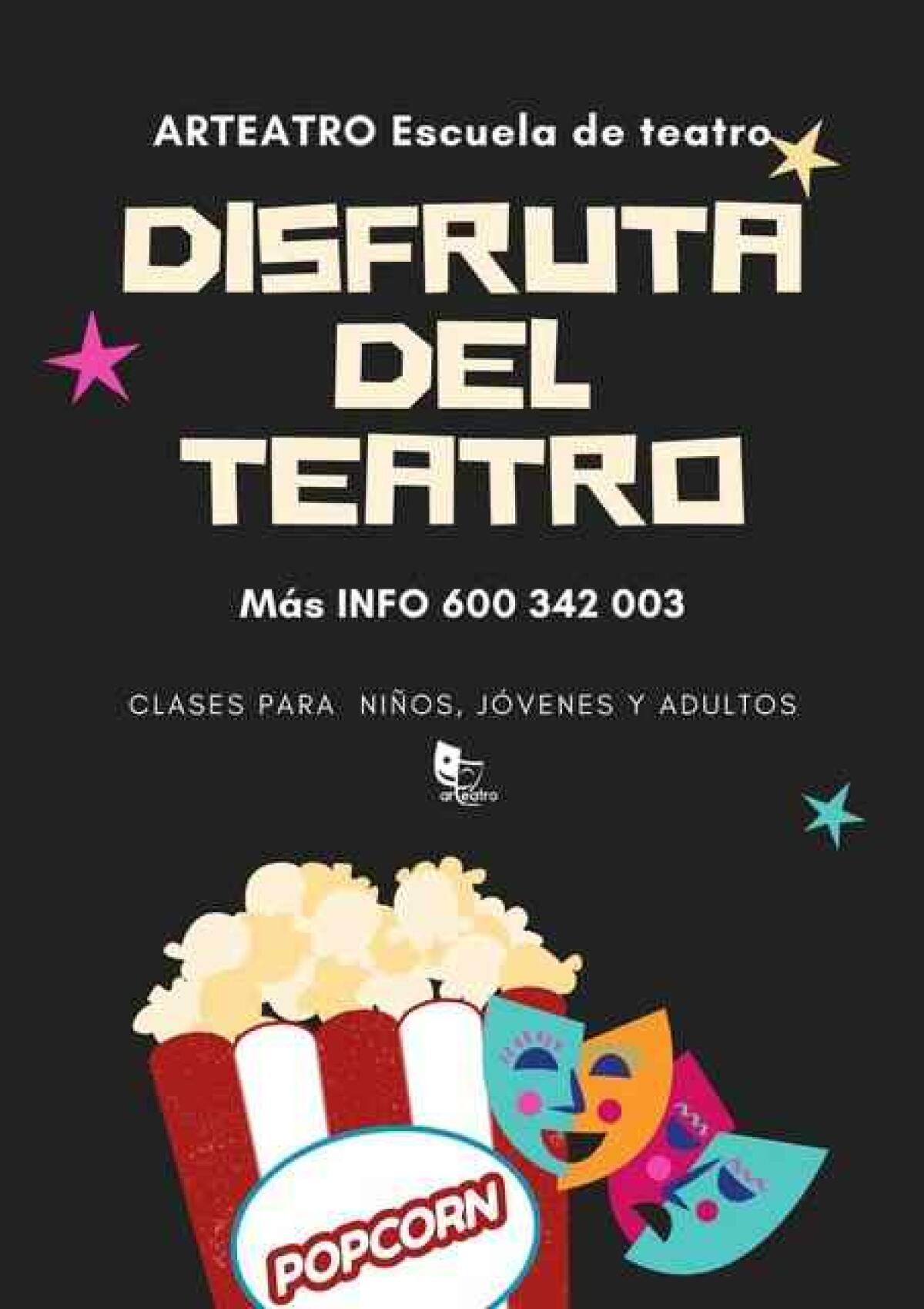 Todo listo para el nuevo curso de la escuela de arte dramático ‘Arteatro’ de la Vila Joiosa