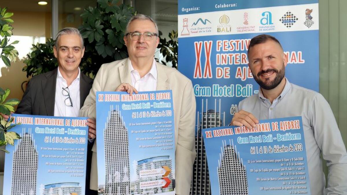 Presentada en Benidorm la XX edición del ‘Festival Internacional de Ajedrez’