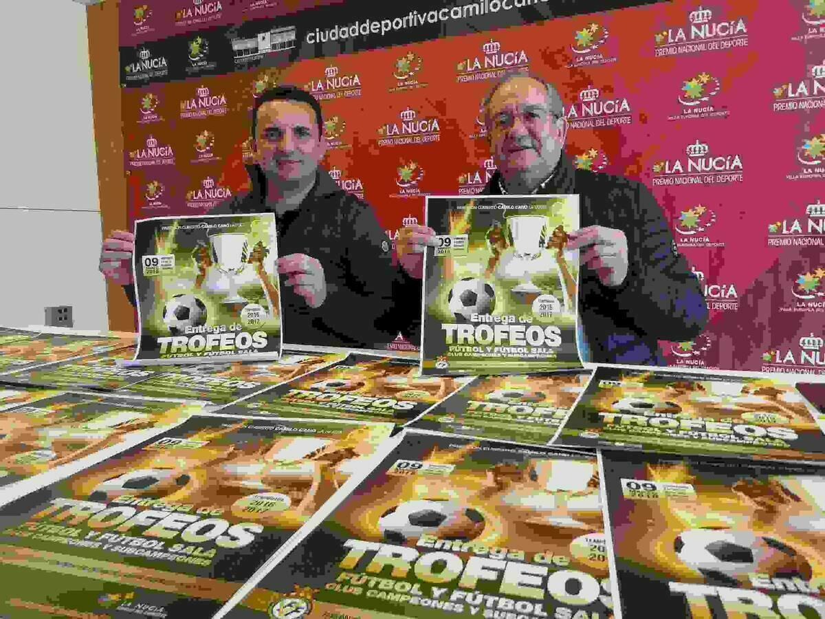 Los trofeos del F&uacute;tbol Provincial se entregan este viernes en #LaNuciaCiudadDelDeporte 