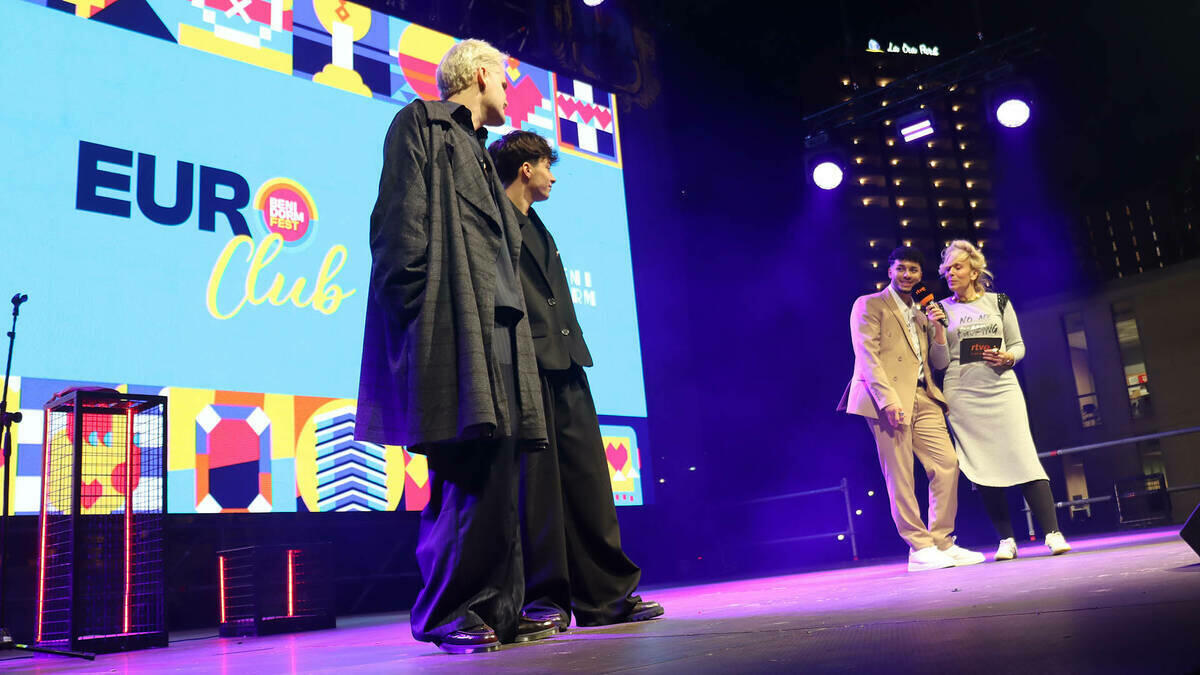 La &lsquo;Fan Zone&rsquo; del Benidorm Fest vibra con la primera sesi&oacute;n de la Fiesta Euroclub