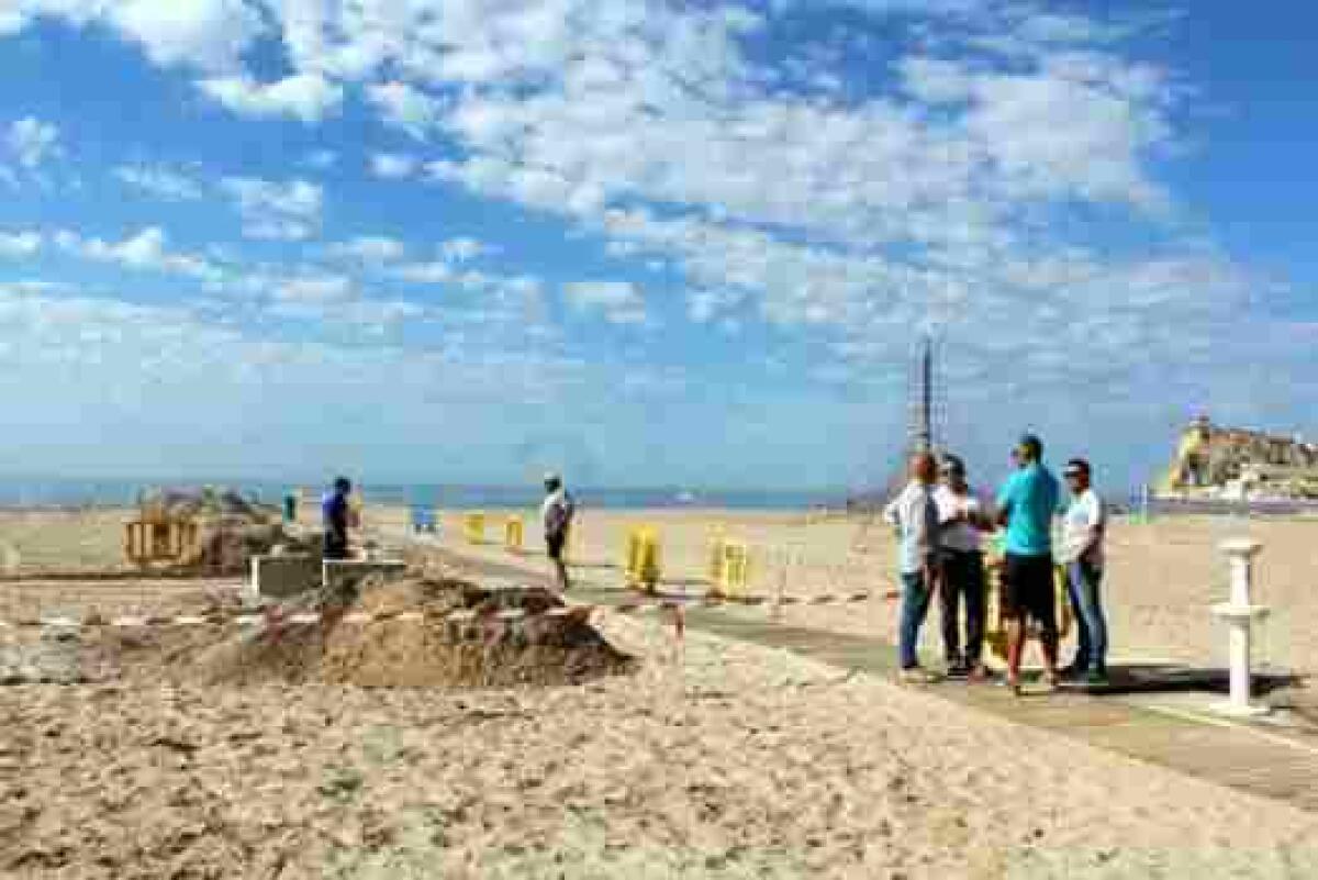 Benidorm crea una nueva zona multideportiva en Poniente con seis pistas de voley playa