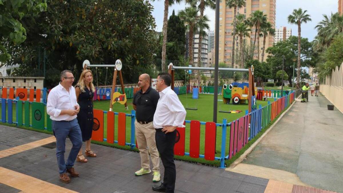 Benidorm incorpora un nuevo parque en la calle Periodista Emilio Romero que completa una red de 25 espacios infantiles por toda la ciudad  