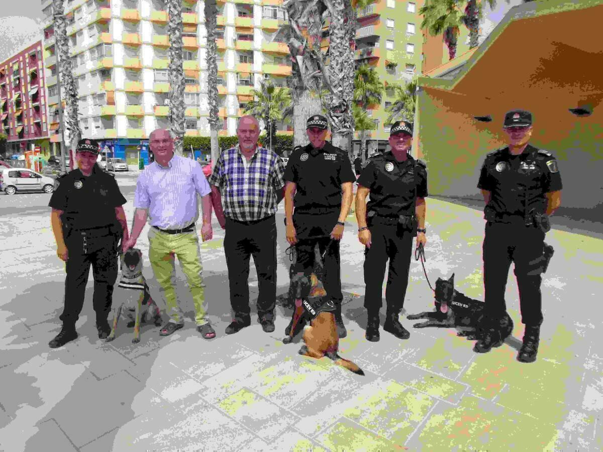 La Vila presenta su nueva Unidad Canina de la Polic&iacute;a Local