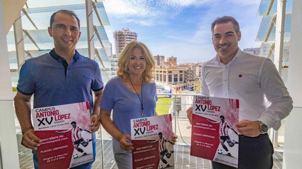 Benidorm presenta el XV Campus Antonio López para niños y niñas de 5 a 14 años