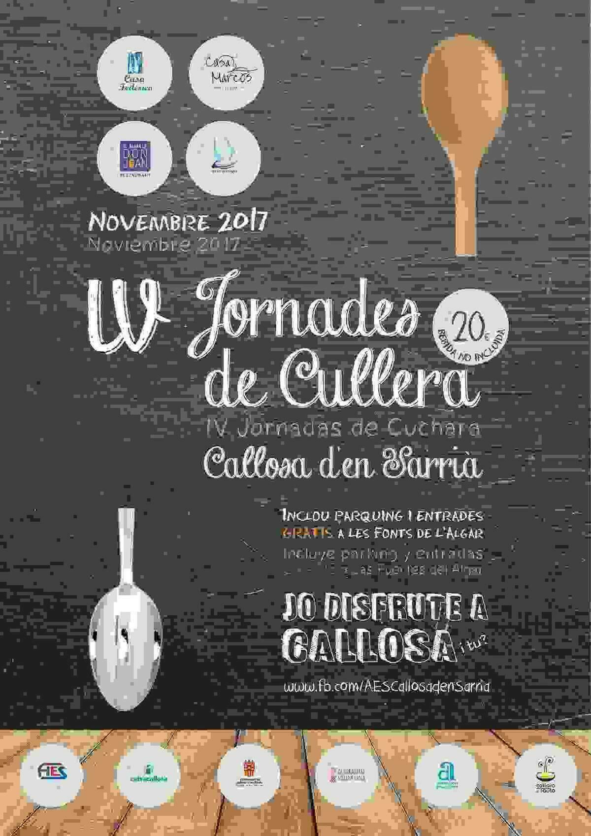 Callosa &middot; Las IV Jornadas de la Cuchara promocionan la gastronom&iacute;a del municipio