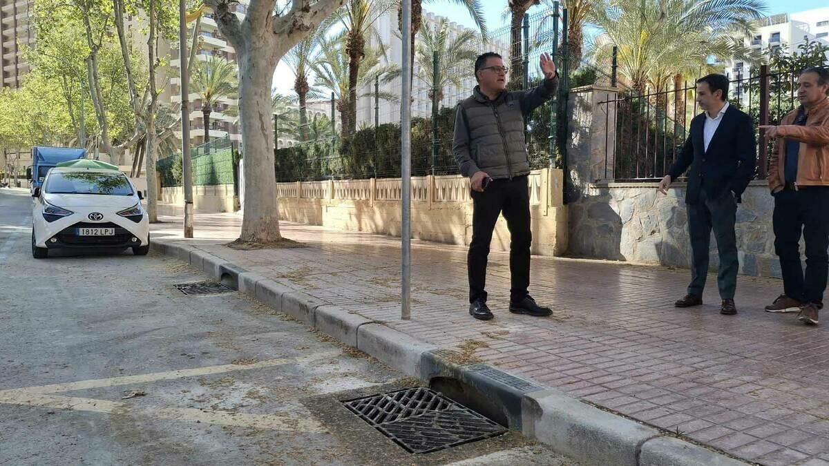 Benidorm finaliza las obras de ampliación de la red de pluviales en Juan Fuster Zaragoza