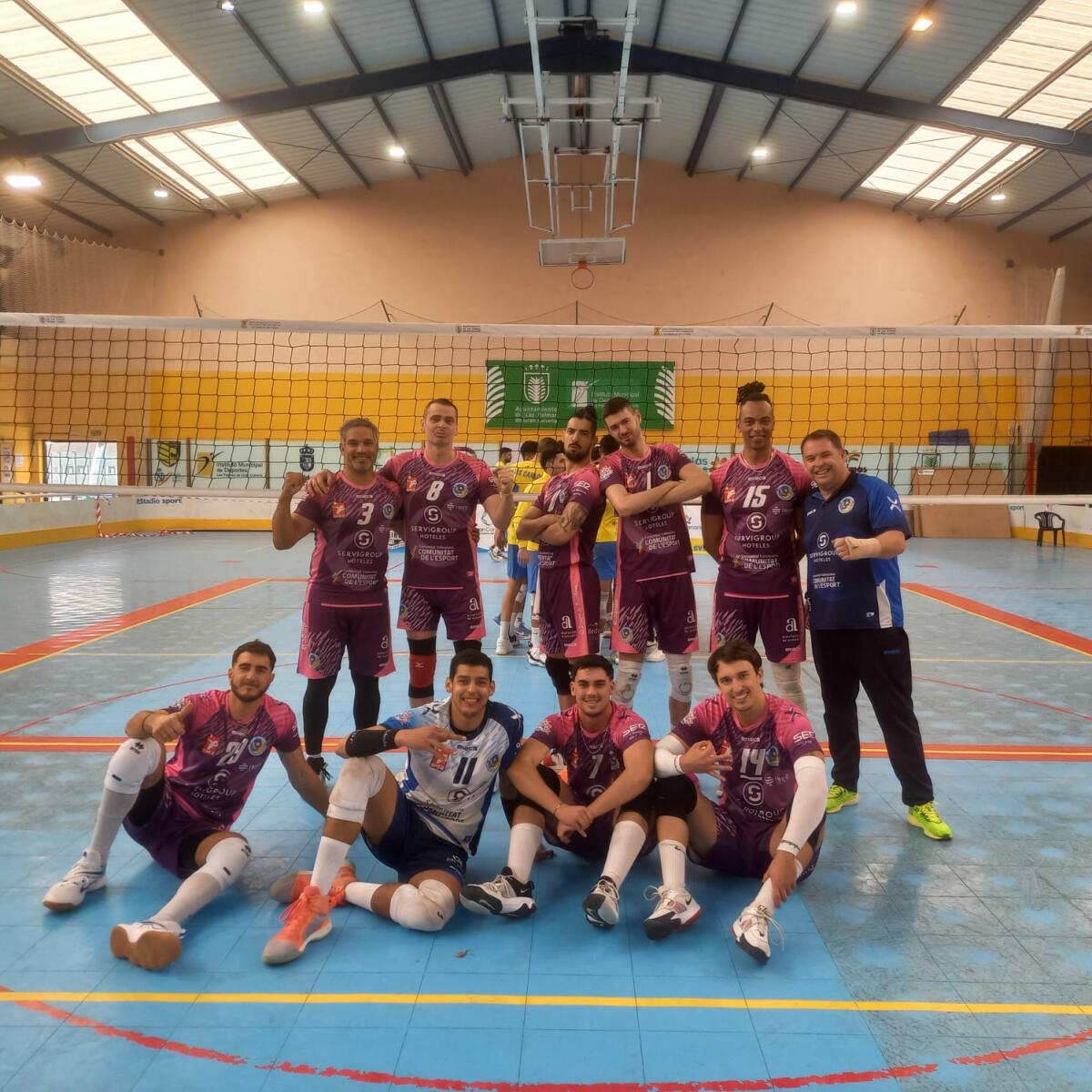 El Servigroup Playas de Benidorm recupera confianza con una sólida victoria en Canarias (0-3)