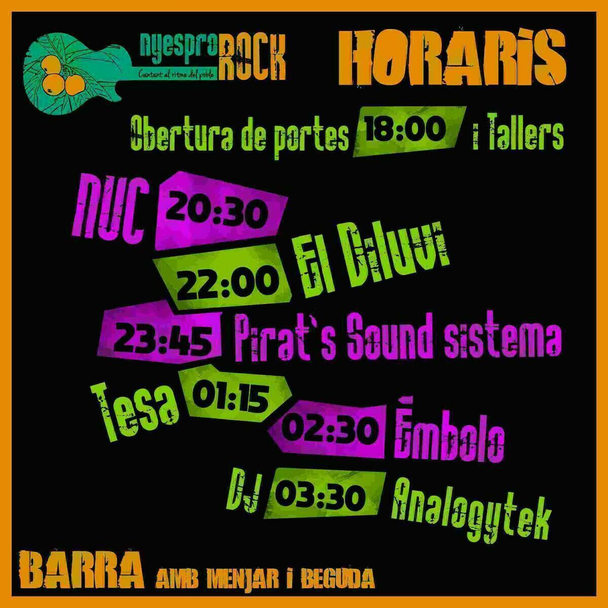  Callosa &middot; Cuenta atr&aacute;s para el NyesproRock 2018
