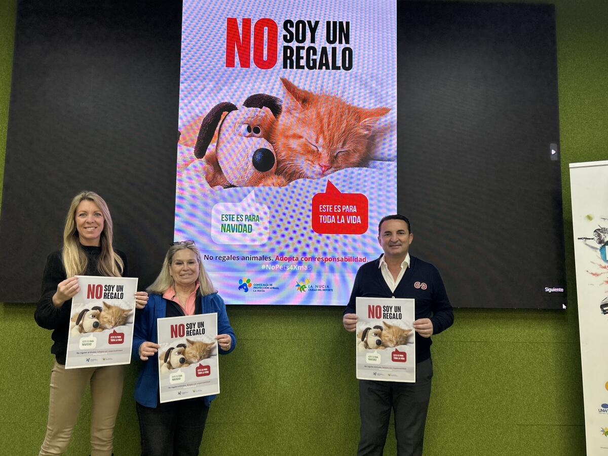 Campa&ntilde;a &ldquo;No soy un Regalo&rdquo; para concienciar sobre la &ldquo;adopci&oacute;n responsable de  animales&rdquo;