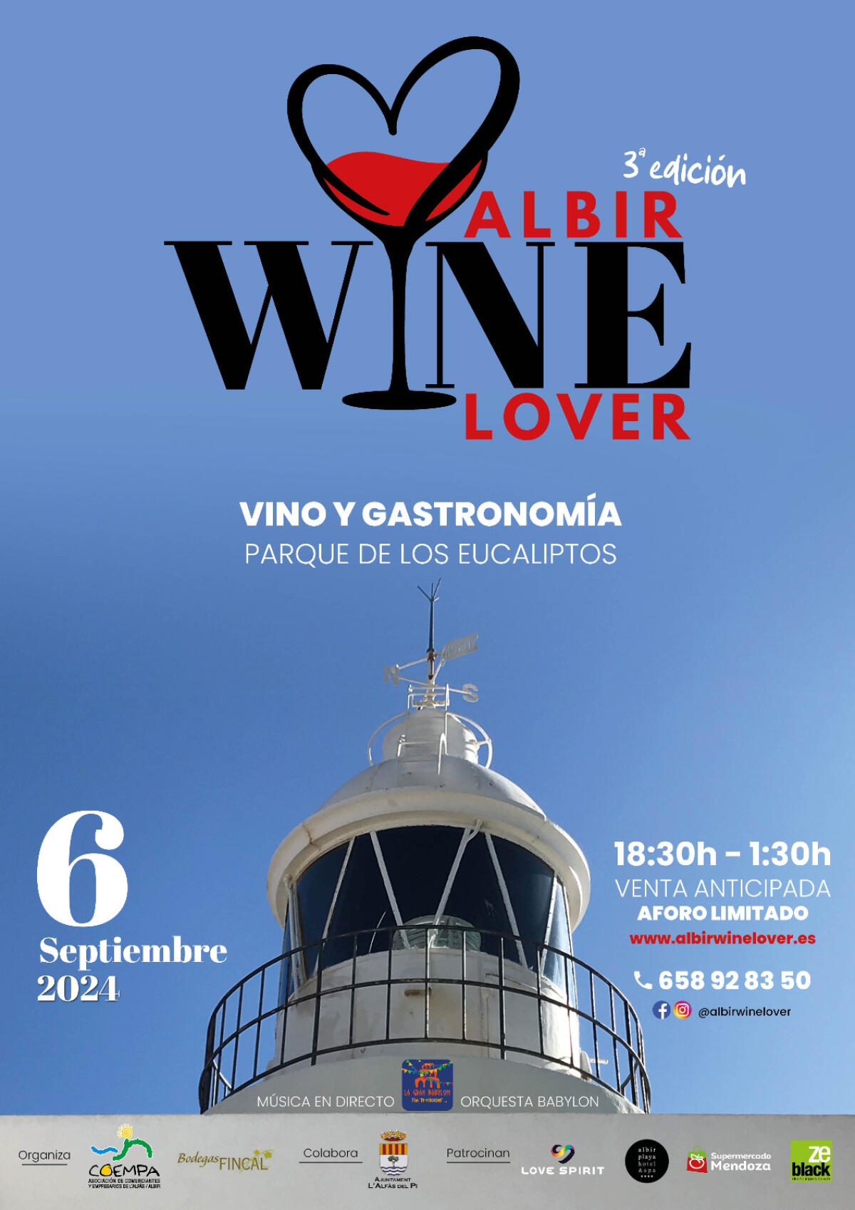 El próximo 6 de septiembre COEMPA celebrará la tercera edición de Albir Wine Lover