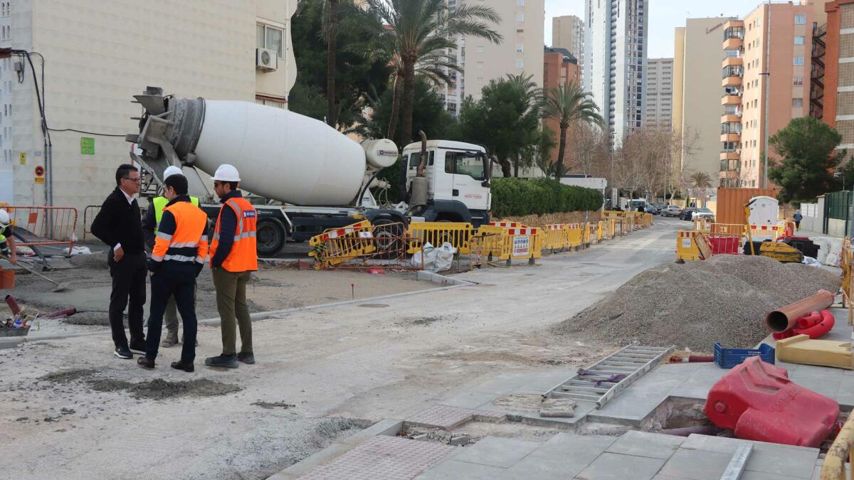 Benidorm finalizará antes de Semana Santa cuatro obras de mejora de infraestructuras hidráulicas con una inversión de un millón de euros 