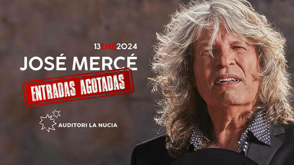 José Mercé agota las entradas para su concierto en La Nucía