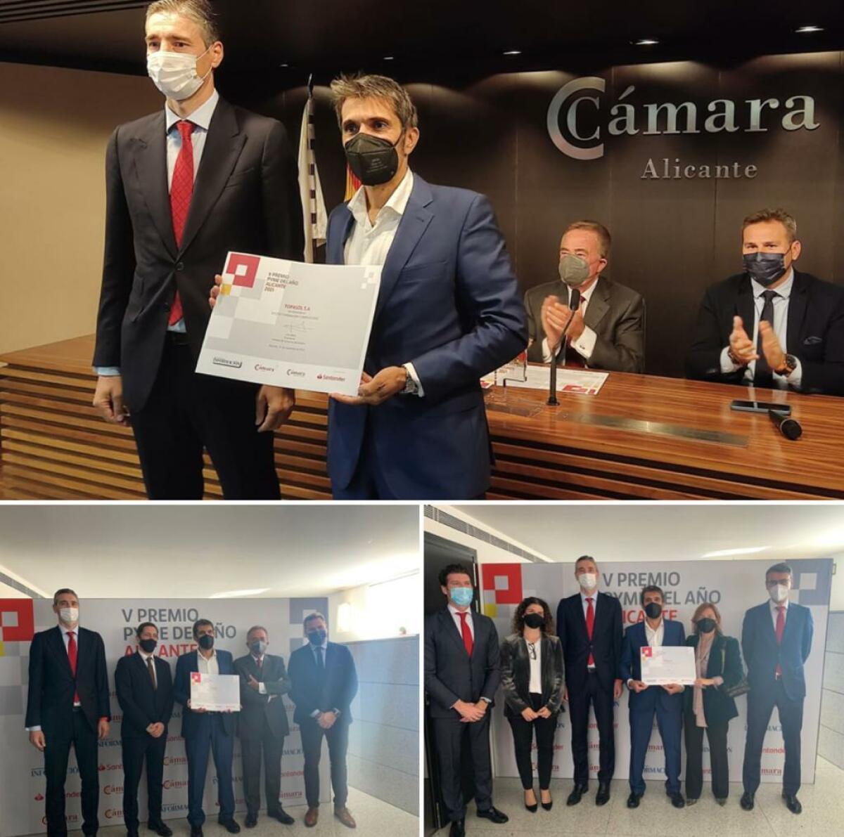 El Hotel Don Pancho distinguido con el premio a la Formación y el Empleo de la Cámara de Comercio de Alicante