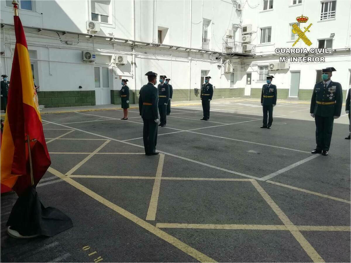 La Guardia Civil celebró ayer la Festividad de su Patrona, la Virgen Nuestra Señora del Pilar, con un acto castrense simbólico