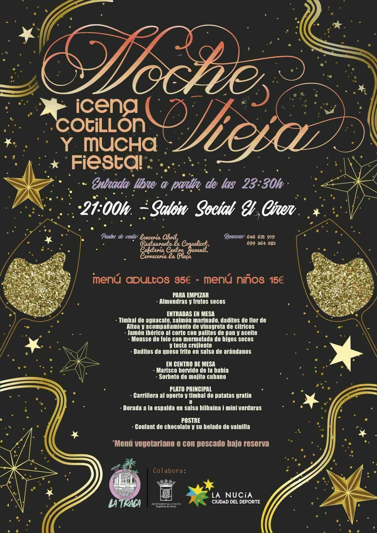 Els Majorals 2019 organizan una cena de Nochevieja en el Cirer