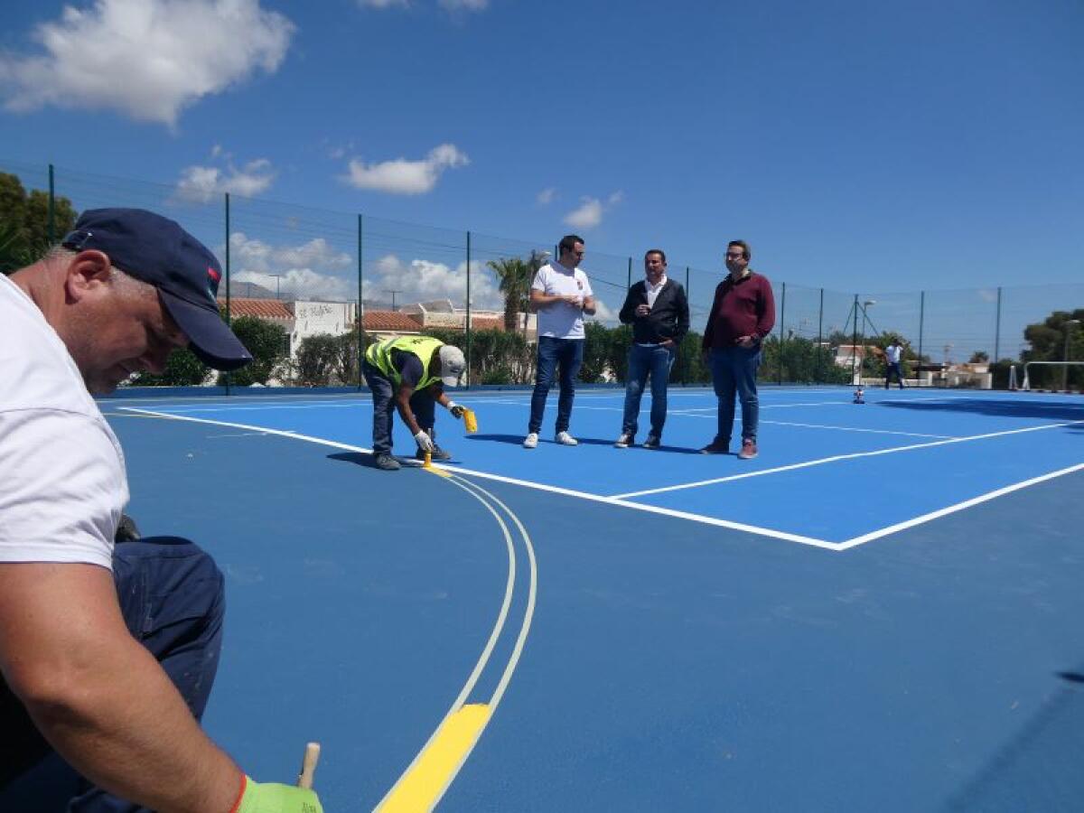 La Nucía renueva la pista deportiva de Nucia Park