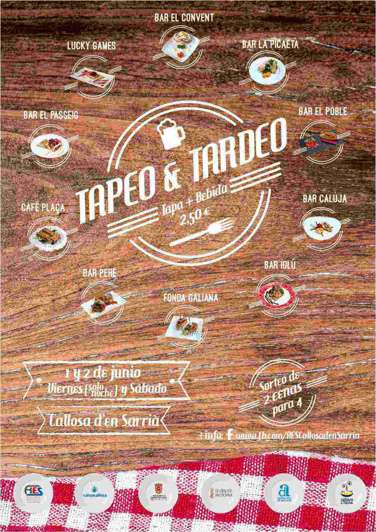  Callosa d&rsquo;en Sarri&agrave; celebra este fin de semana la ruta Tapeo & Tardeo