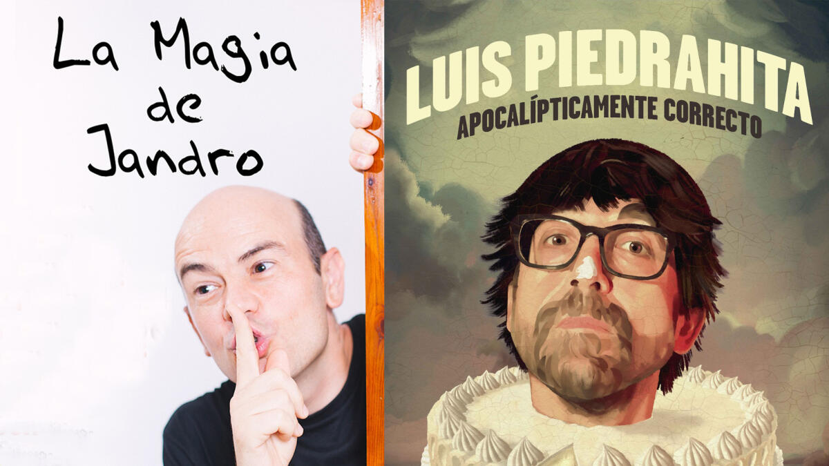 Cultura anuncia dos espectáculos de humor para los primeros meses del año: Jandro y Luis Piedrahita estarán en Benidorm 