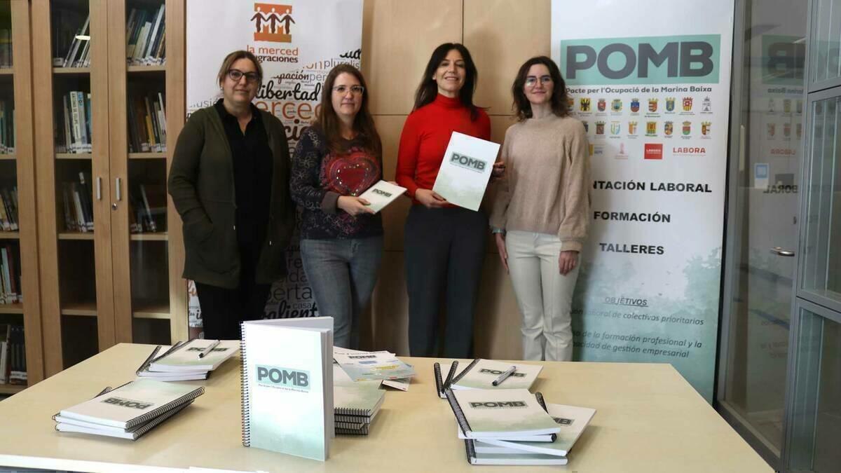 El Pacto por el Empleo de la Marina Baixa, presidido por Benidorm, colabora en un curso de formación de personal de supermercado 