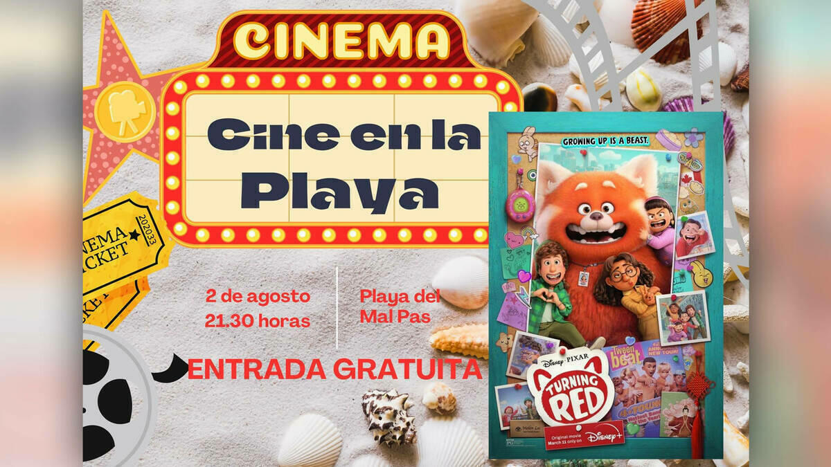 La playa del Mal Pas acoge este viernes la proyección de ‘Red’ dentro del ciclo ‘Cine en la Playa’ 