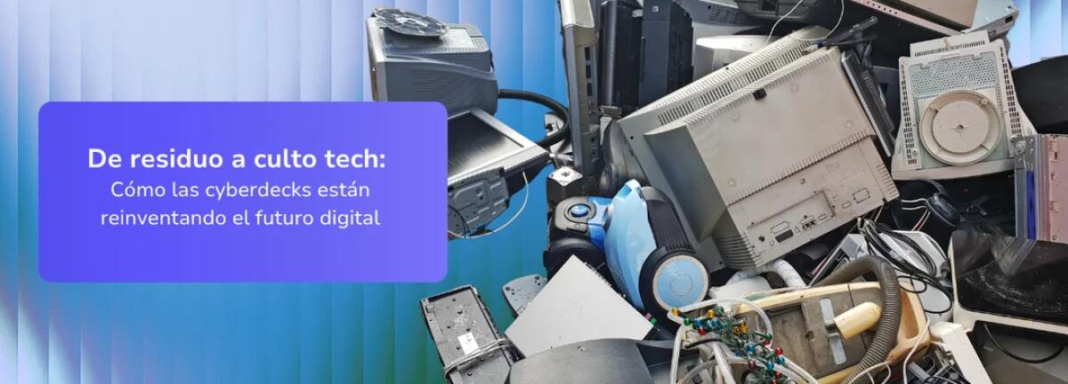 Perlas, cyberpunk y purpurina ante la crisis mundial de 50 millones de toneladas de basura tech