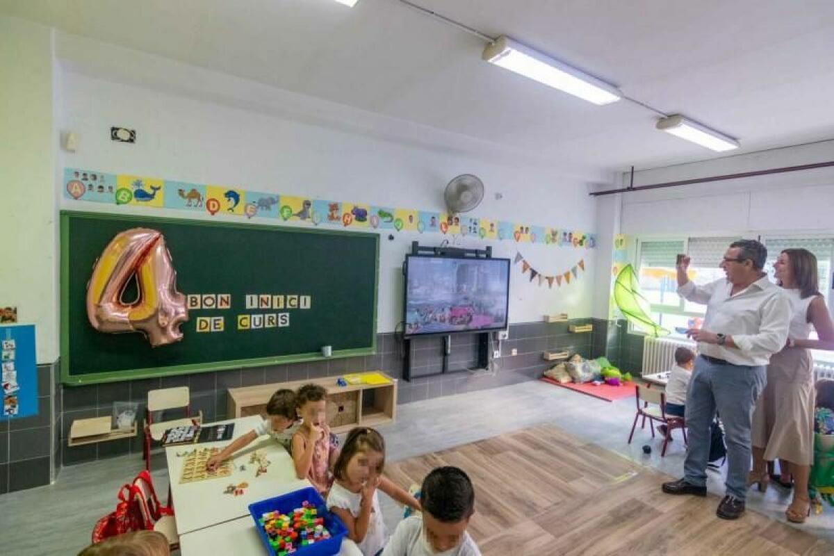 Más de 8.100 niños y adolescentes regresan a las aulas en Benidorm