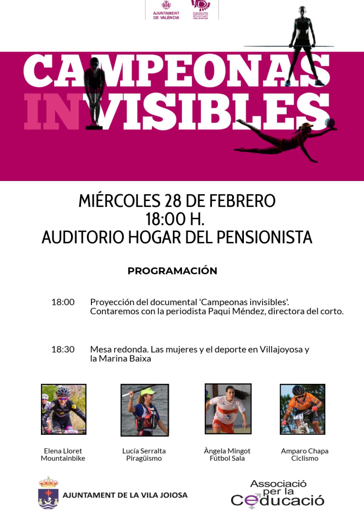 La Vila organiza un acto con mujeres deportistas locales para visibilizar el deporte femenino