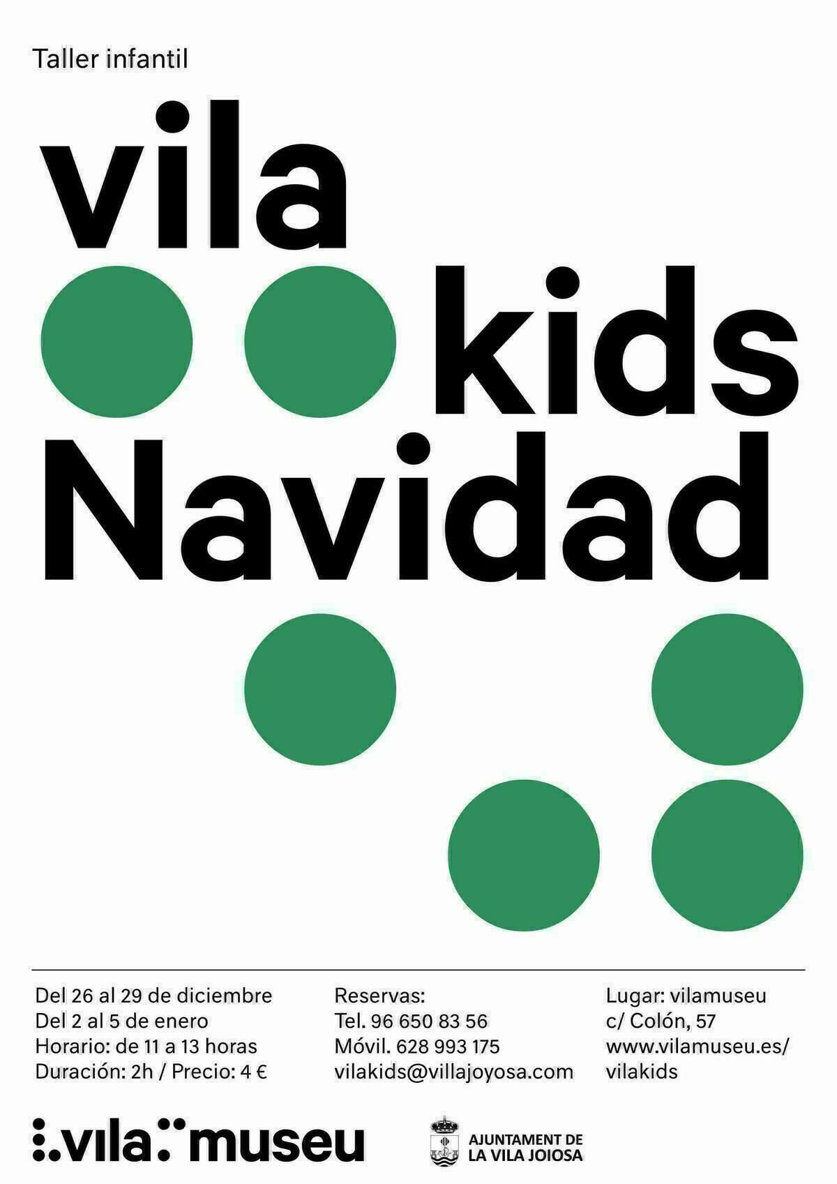 Vilamuseu lanza un nuevo taller de Vilakids para Navidad