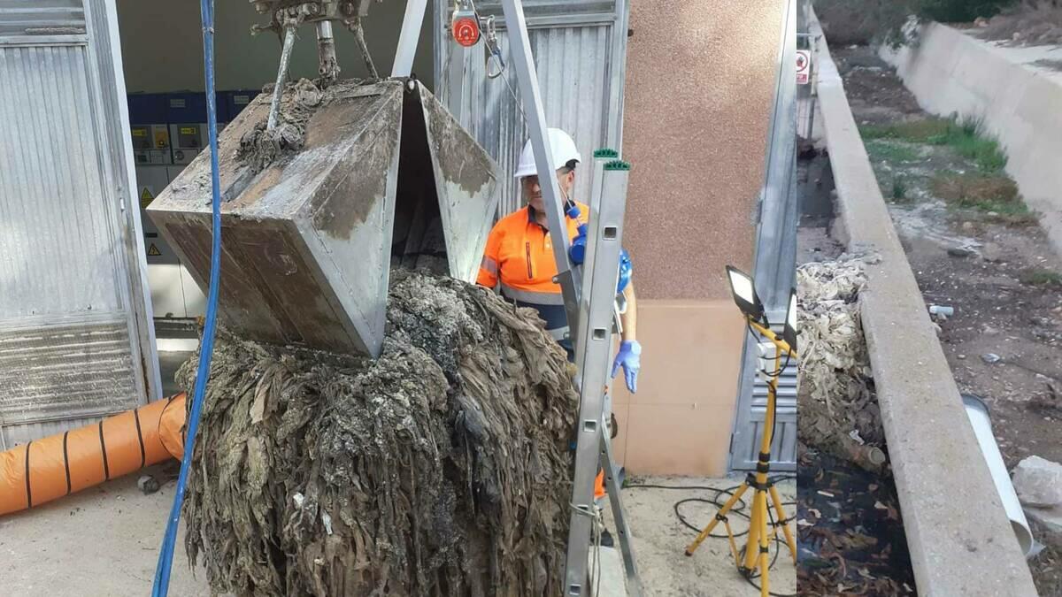 Benidorm hace un llamamiento para no arrojar toallitas higiénicas al inodoro que provocan la obstrucción de los sistemas de bombeo 