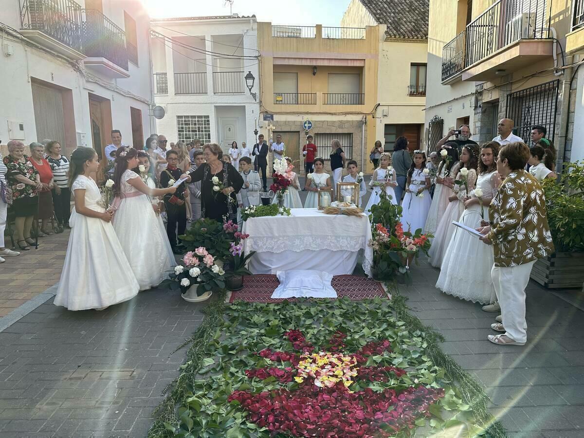 Este domingo se celebrará la procesión de Corpus Cristi en La Nucía