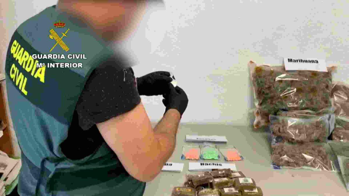 La Guardia Civil desarticula una organización criminal altamente especializada en el cultivo de marihuana