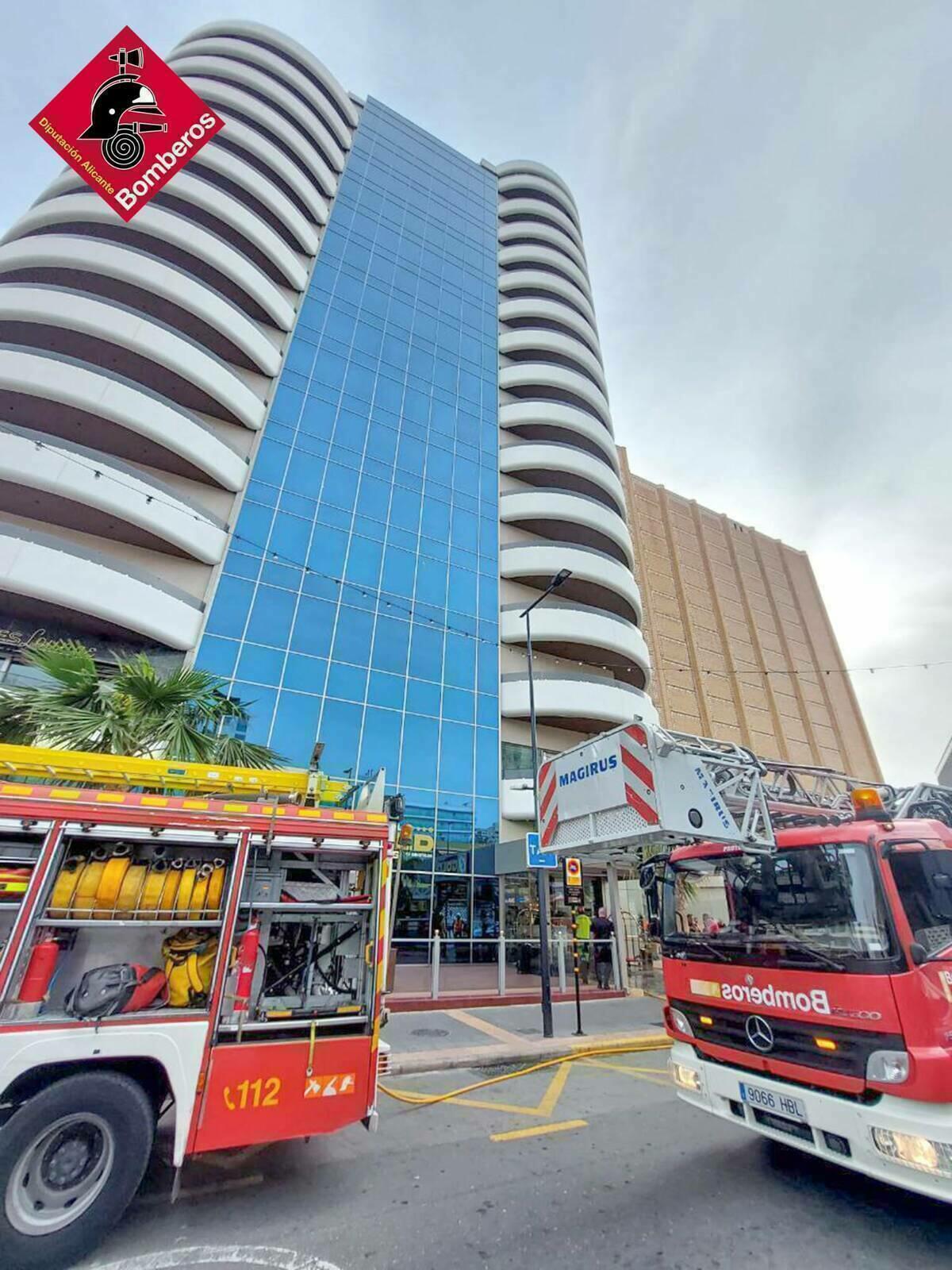 INCENDIO EN HOTEL BENIDORM