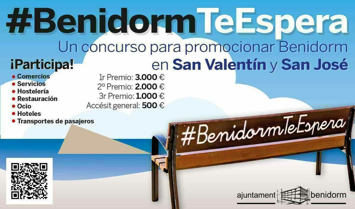 Mañana se abre la inscripción para el concurso #BenidormTeEspera, con accéstis de 500 euros para los establecimientos participantes