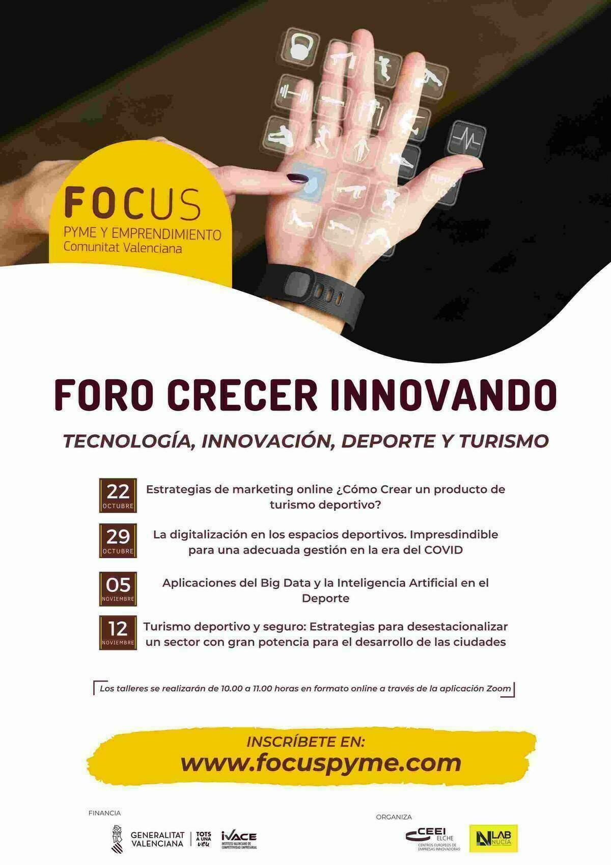Foro online gratuito “Crecer Innovando Lab_ Nucia”