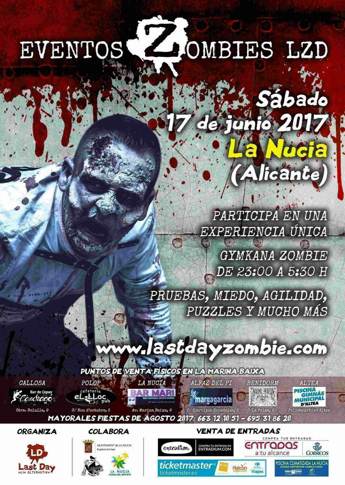 La &ldquo;Gymkhana Zombie&rdquo; llega a La Nuc&iacute;a el pr&oacute;ximo s&aacute;bado