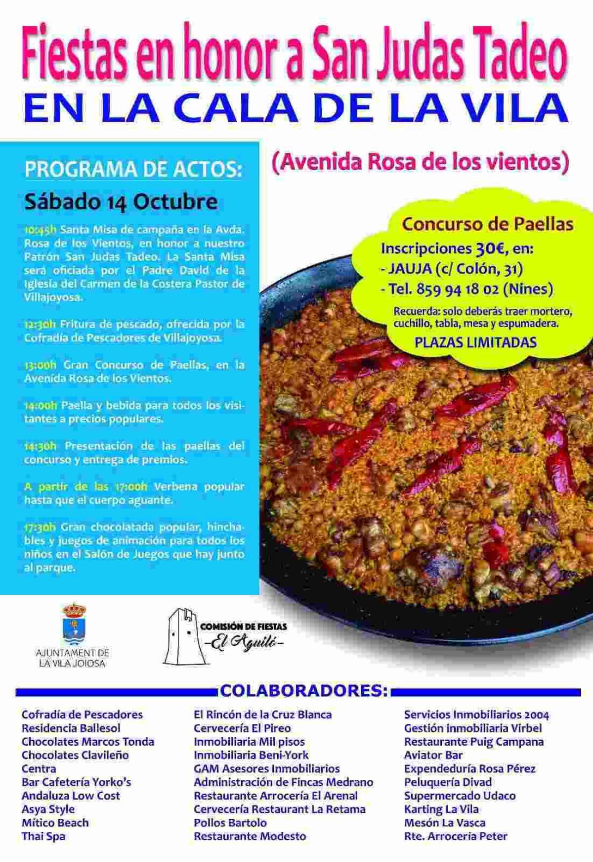 La Vila &middot; La Cala celebra sus fiestas en honor a San Judas Tadeo