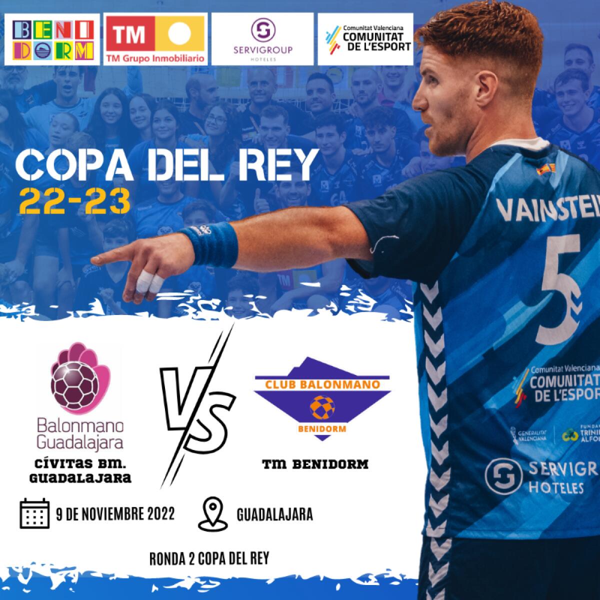 El TM Benidorm se medirá al Guadalajara en la Copa del Rey