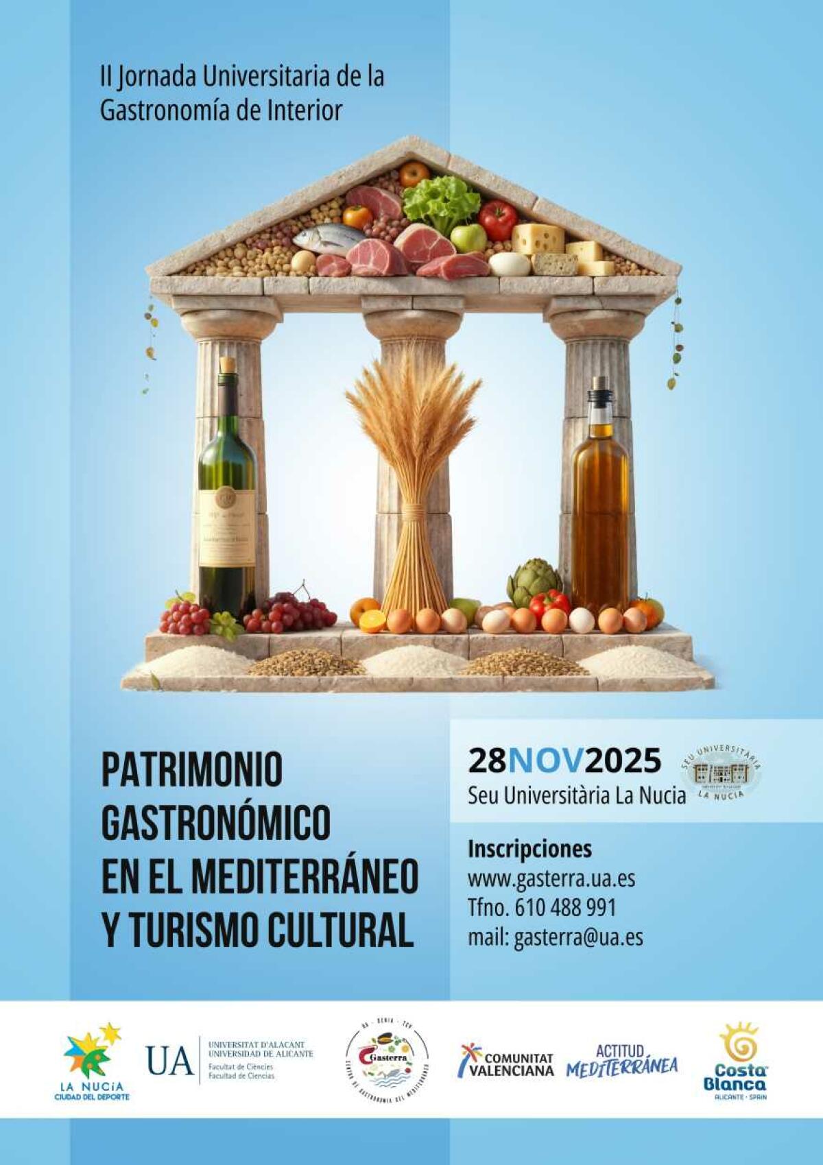 La II Jornada Turismo Gastronómico UA combinará catas, talleres y conferencias