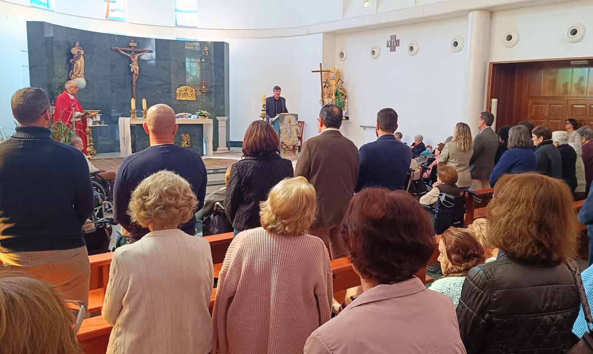 La Residencia Santa Marta de Villajoyosa celebra la misa de conmemoraci&oacute;n del 40 aniversario 