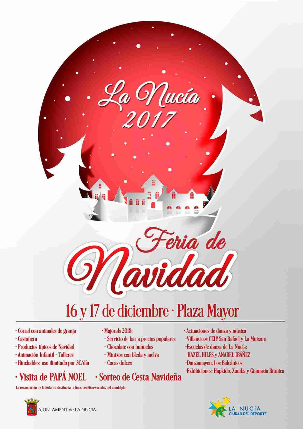 La VII Feria Solidaria de Navidad de La Nuc&iacute;a llega este fin de semana