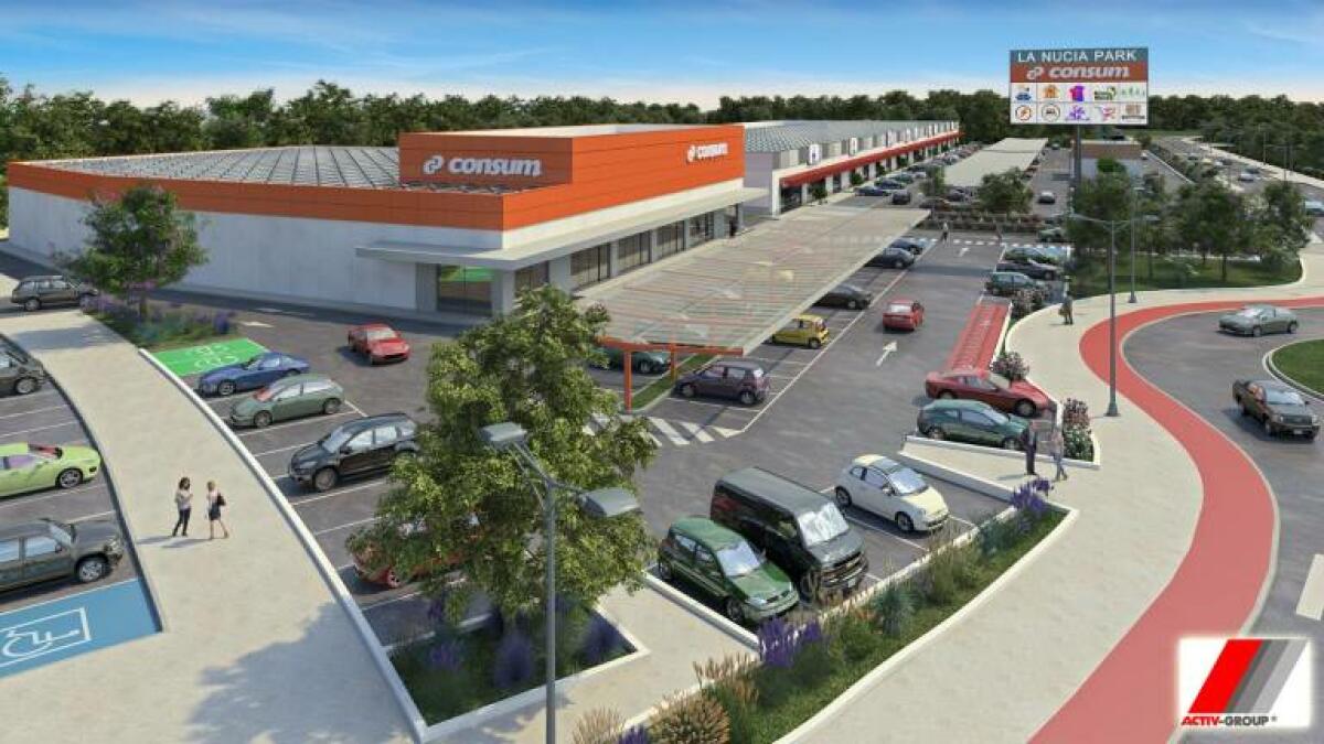 Proyectan un gran parque comercial en La Nucía con supermercado y 10 establecimientos