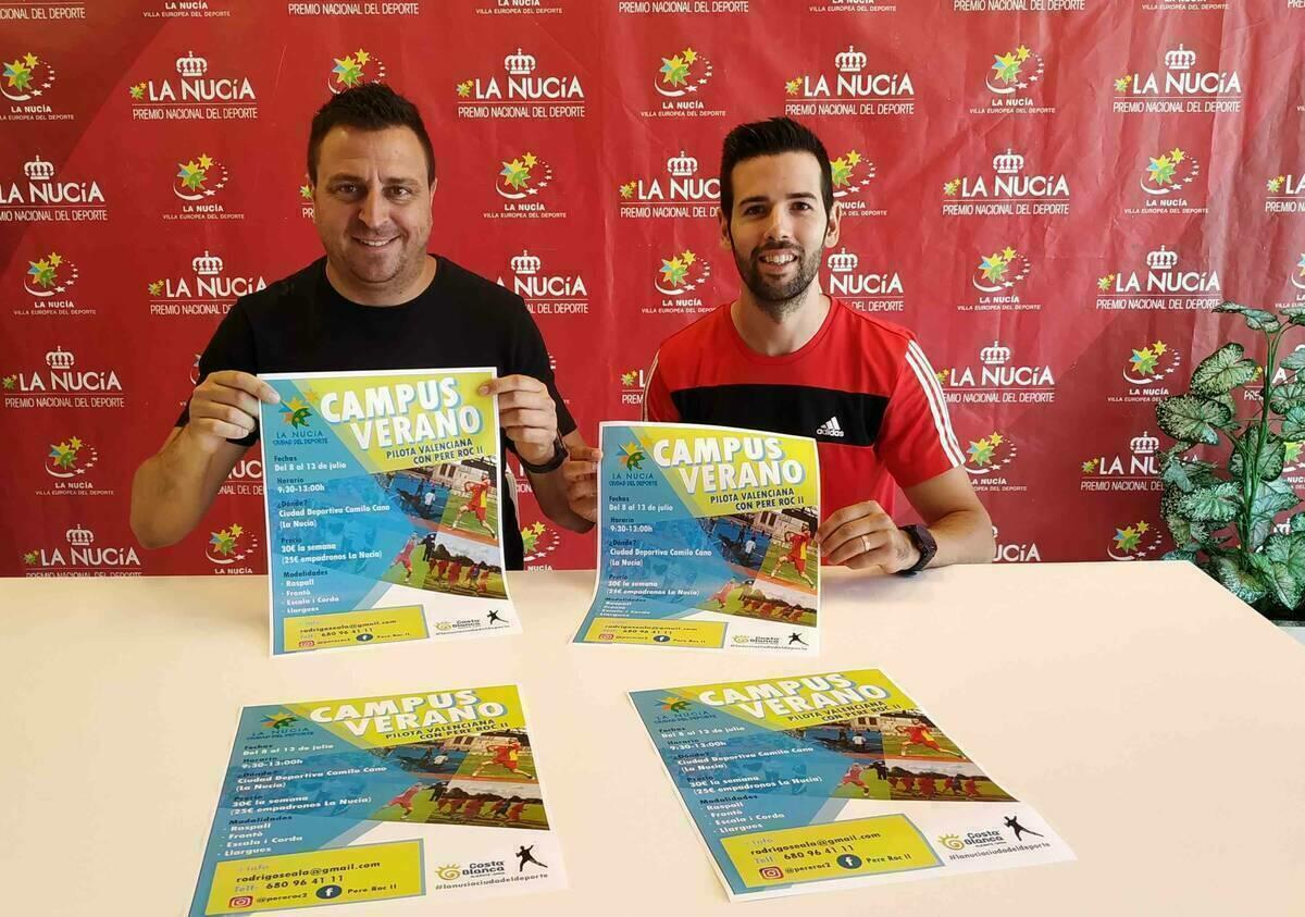 I Campus de Pilota Valenciana de La Nucía con Pere Roc II