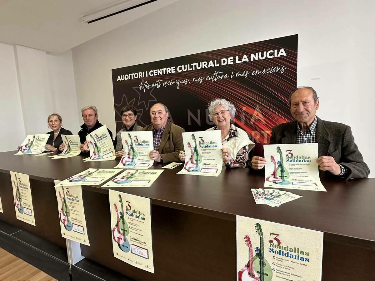 3 Rondallas Solidarias actuarán en l’Auditori este domingo contra el Cáncer