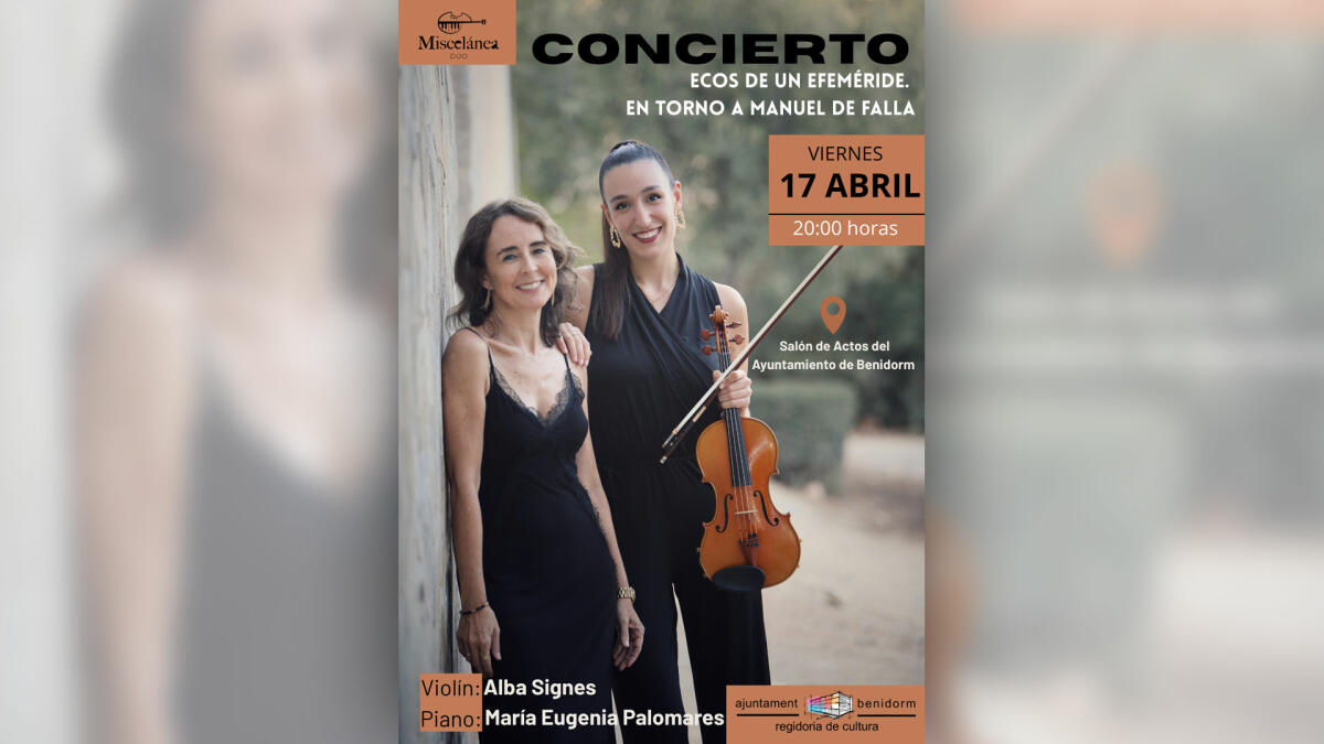 El ciclo &lsquo;Grandes Recitales&rsquo; ofrece ma&ntilde;ana un concierto a cargo del d&uacute;o &lsquo;Miscel&aacute;nea&rsquo; 